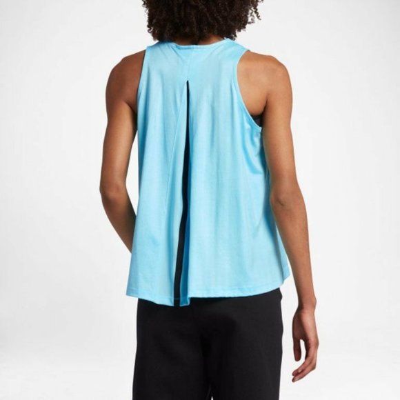 NIKE 833454 Bonded Tank Sleeveless Breathable Blue - Picture 5 of 5